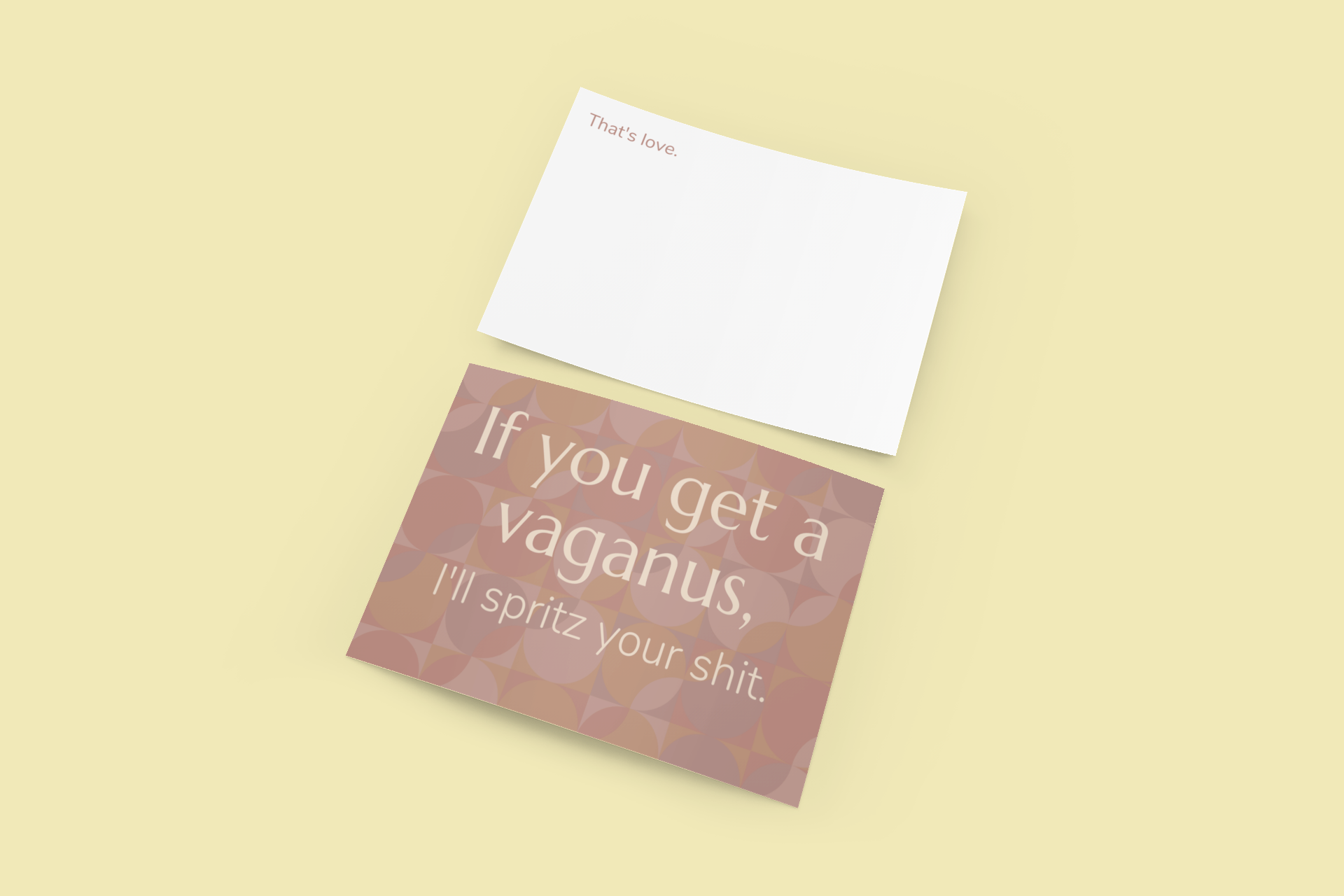 pregnancy cards - if you get a vaganus